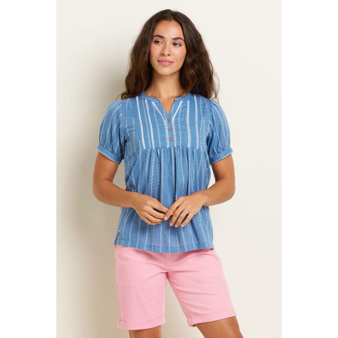 Brakeburn Sadie Blouse - Blue
