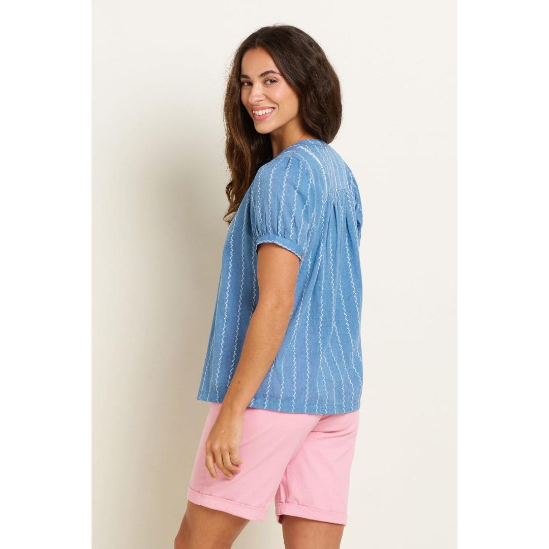 Brakeburn Sadie Blouse - Blue