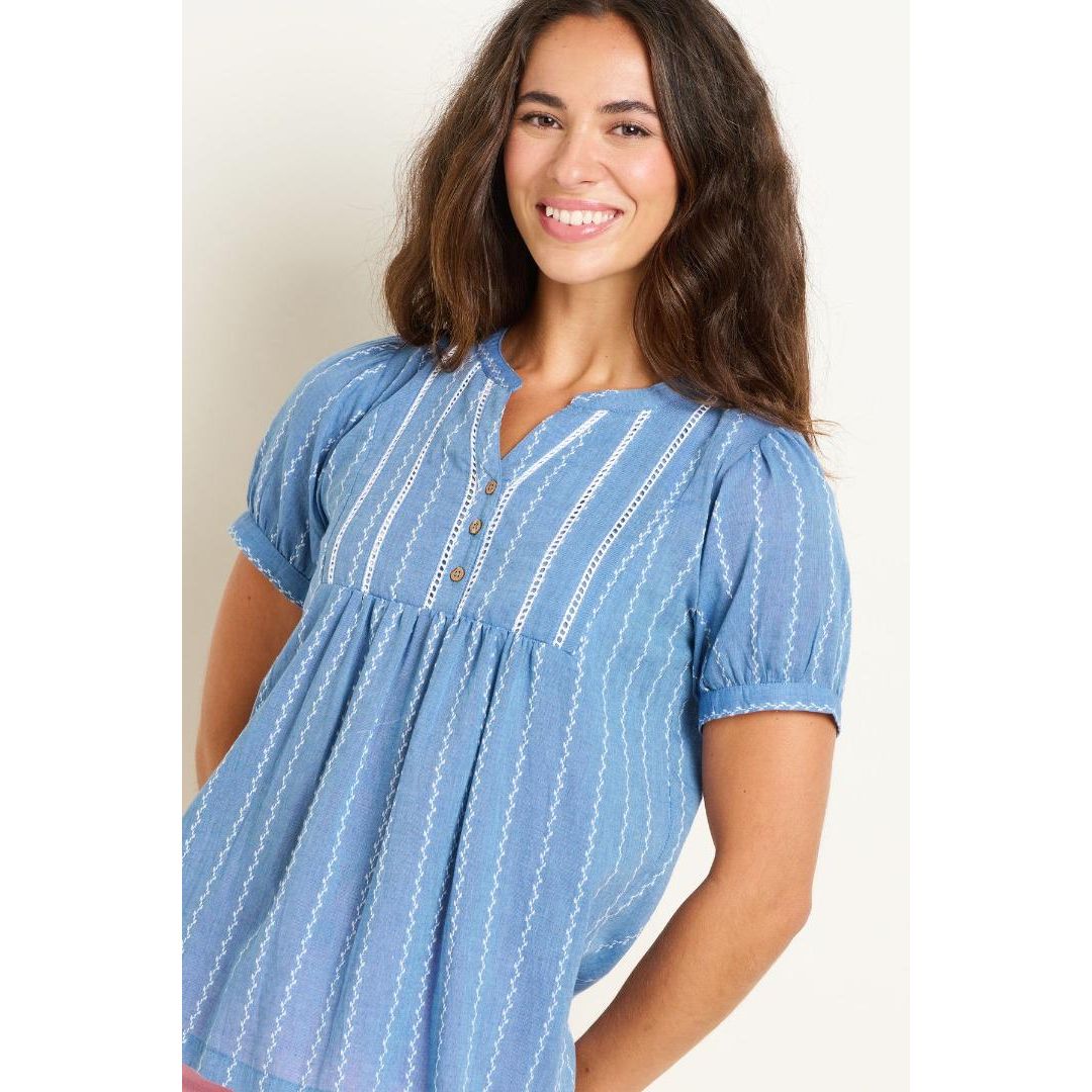 Brakeburn Sadie Blouse - Blue
