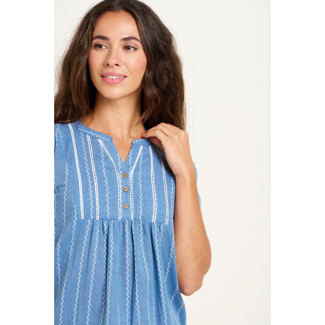Brakeburn Sadie Blouse - Blue