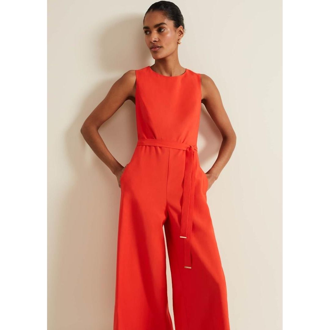 Phase Eight Marta Red Jumpsuit - Red