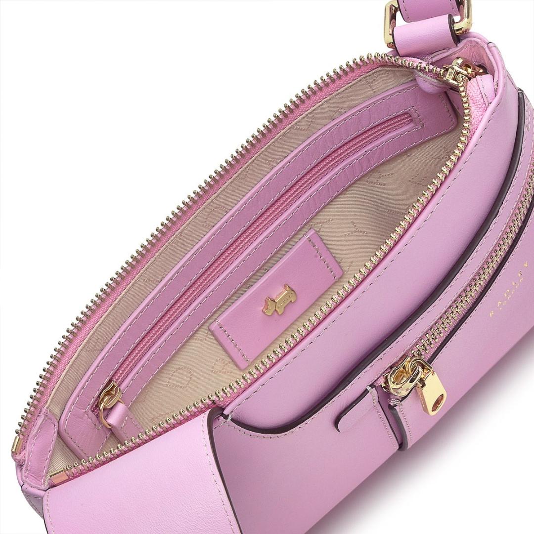 Radley Pockets Icon Mini Ziptop Crossbody Bag - Sugar Pink