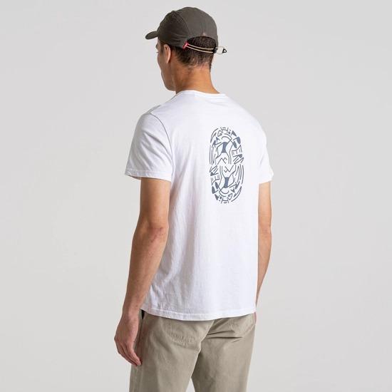 Craghoppers Lucent Short Sleeved T-Shirt - Optic White Ink Blot