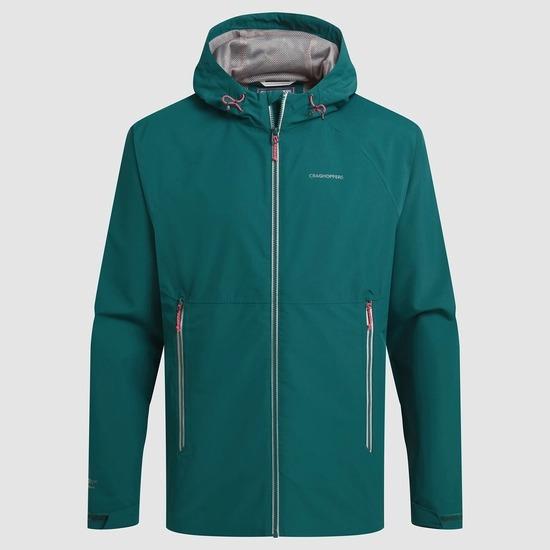Craghoppers Sebastian Waterproof Jacket - Deep Ocean Green