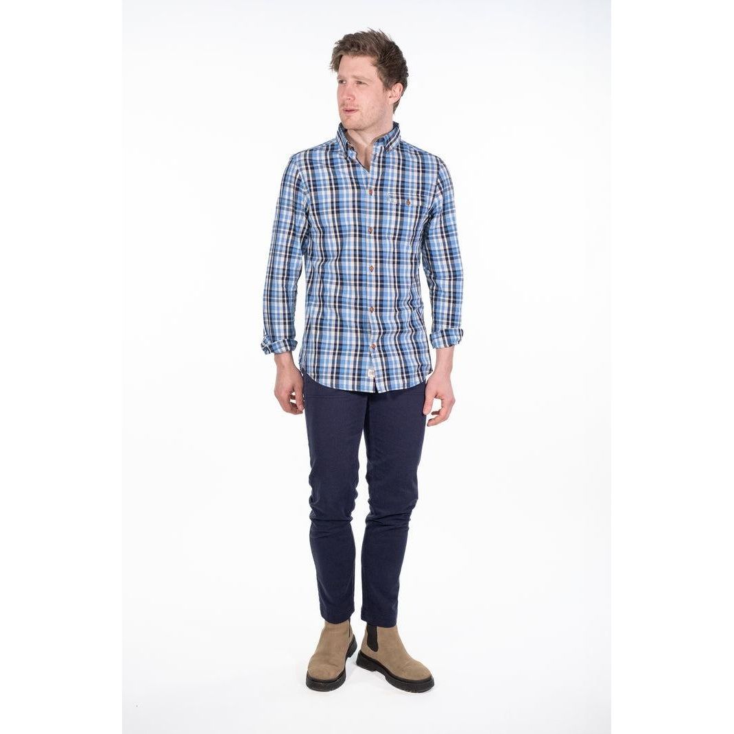 Rupert & Buckley Jason Check L/S Shirt - Navy