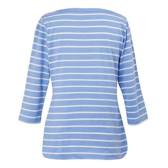 Regatta Women's Bayletta 3/4 Sleeve Top - Hydrangea Blue White