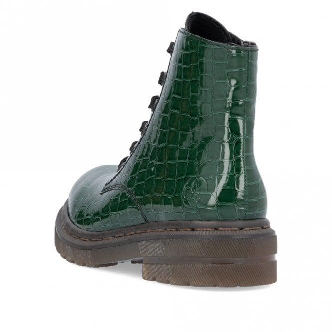 Rieker 78240 Ladies Boots - Green