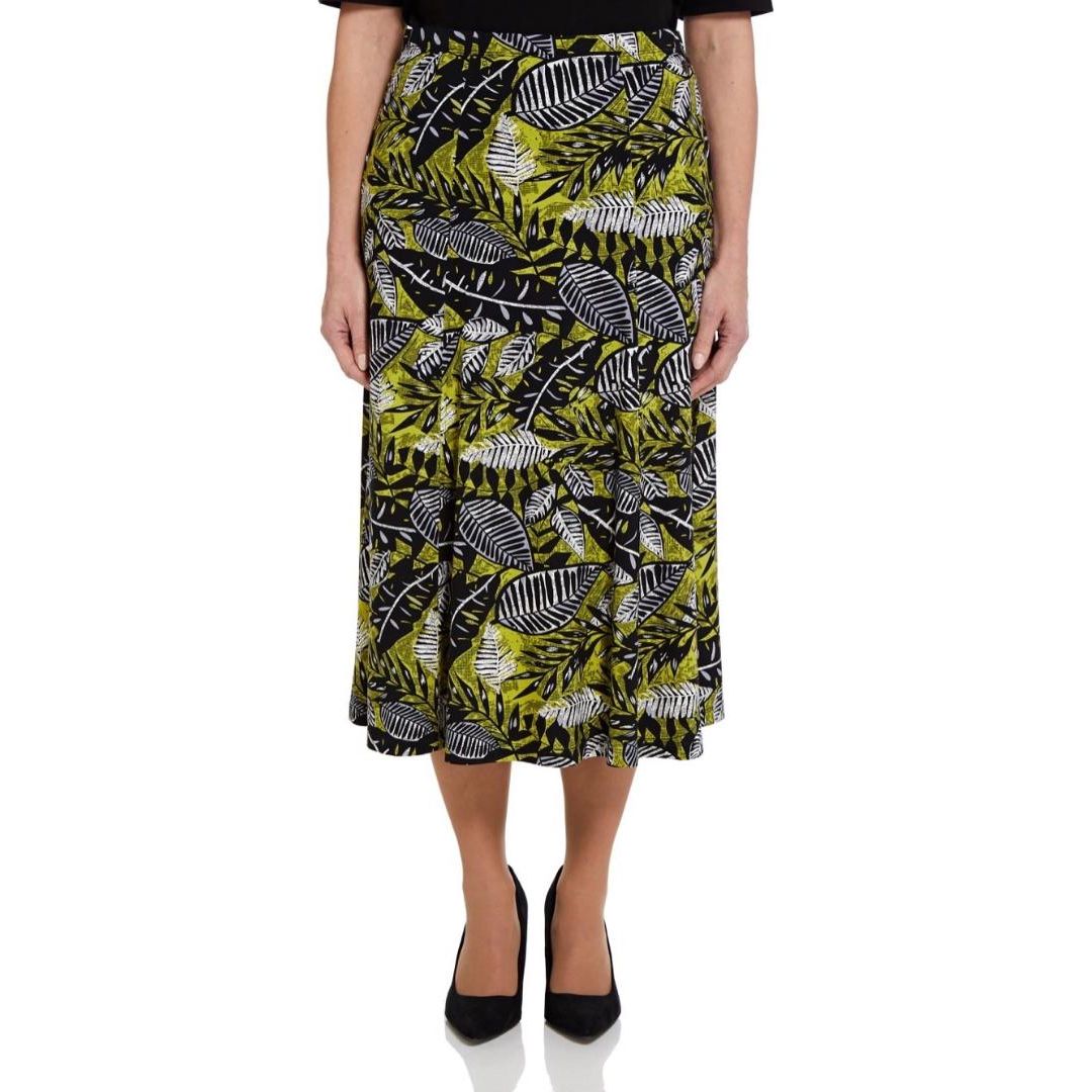 TIGI Tropical-Print Skirt