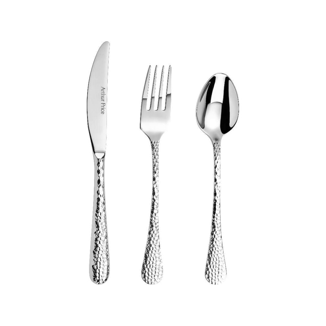 Arthur Price 'Avalon' stainless steel gift boxed 3 piece child cutlery set