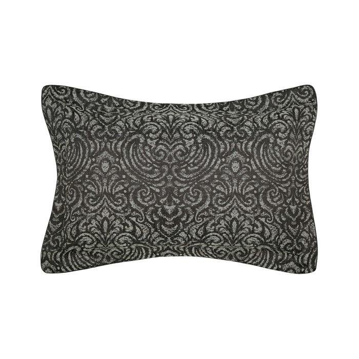 Bedeck 1951 Nura Oxford Pillowcase - Charcoal