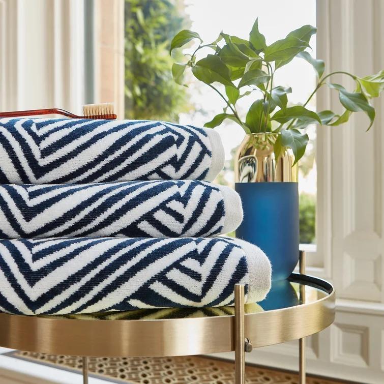 Bedeck Konoko Towel - Indigo