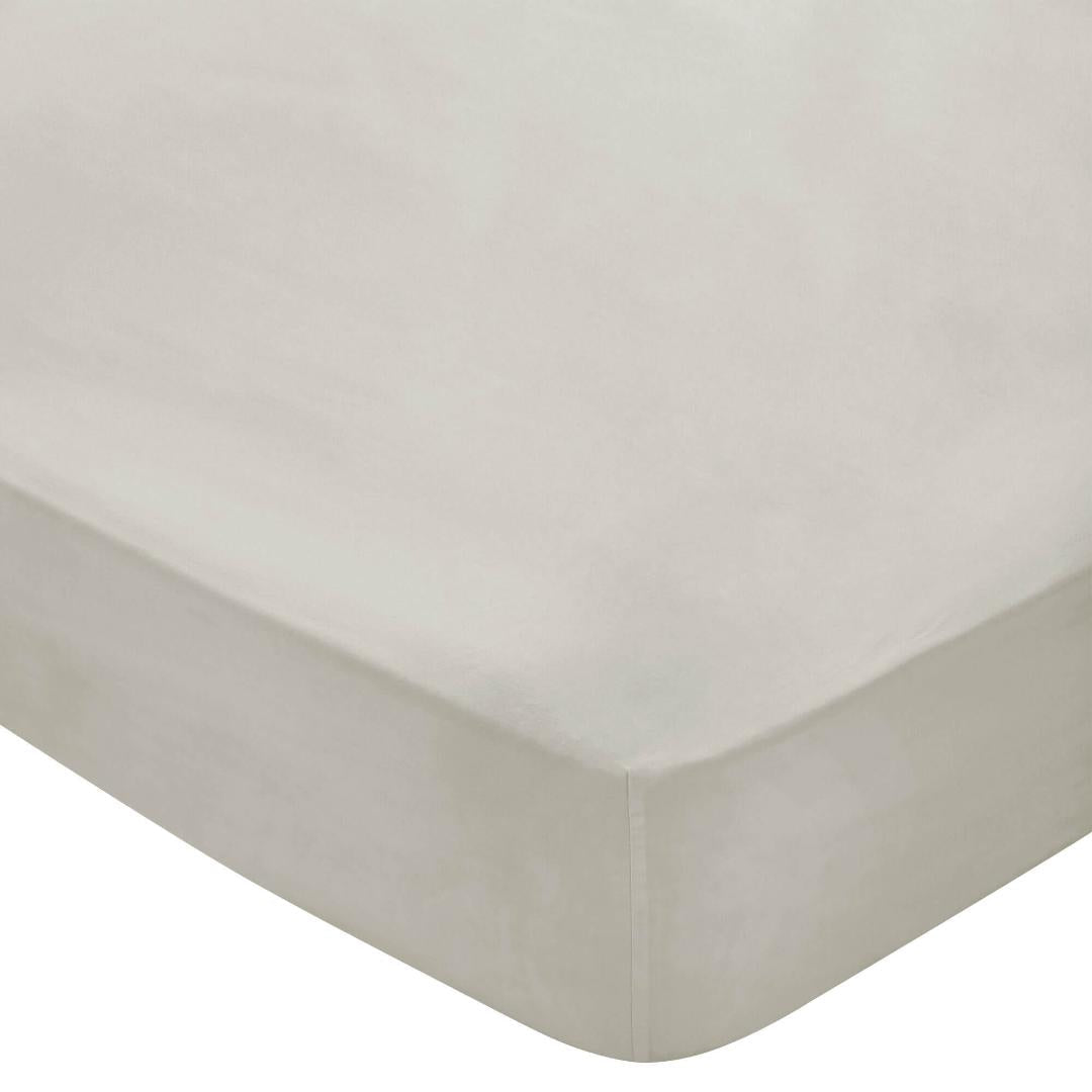 Bedeck of Belfast 300Tc Single Fitted Sheet - Linen