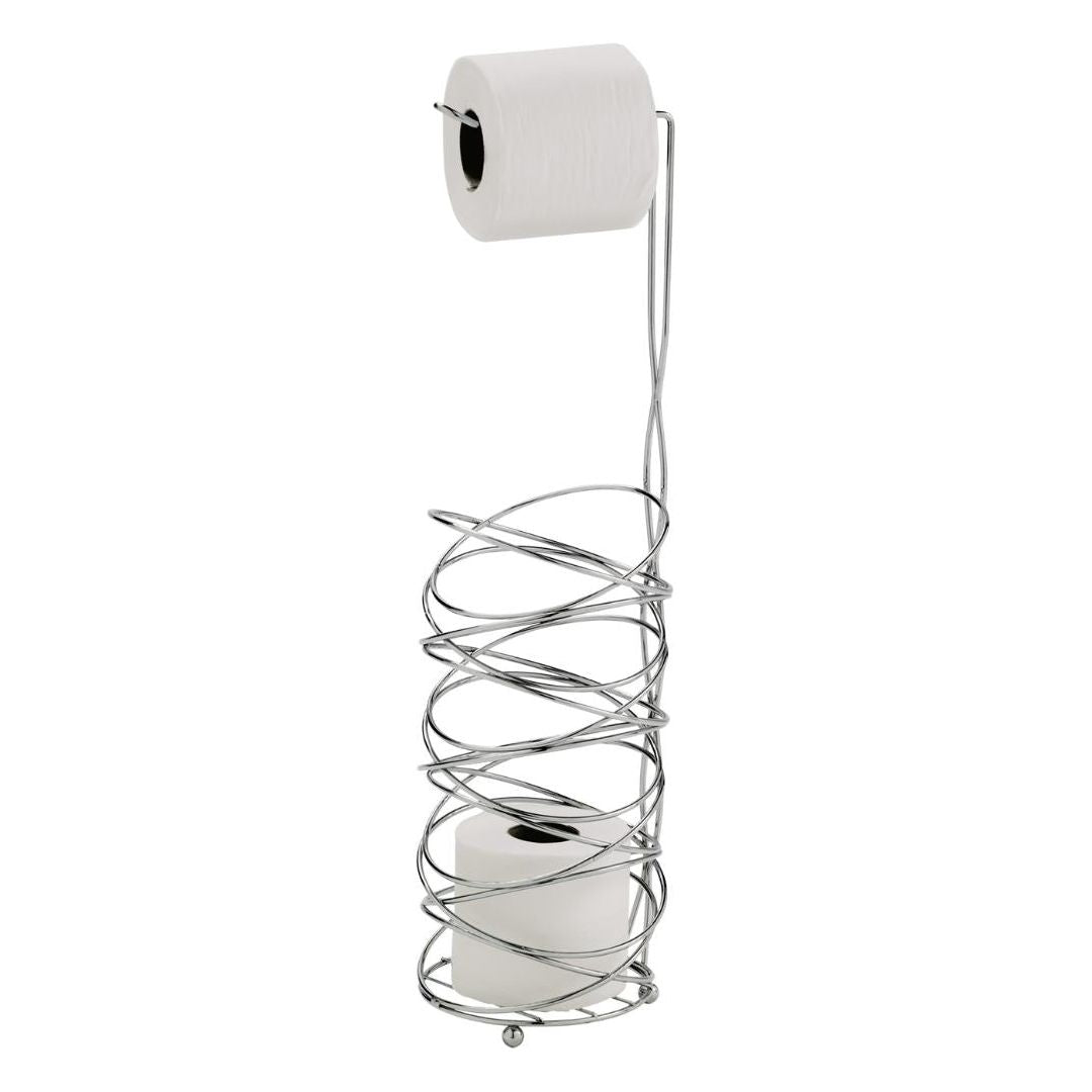 Celeste Wire Toilet Roll & Spare Paper Combo