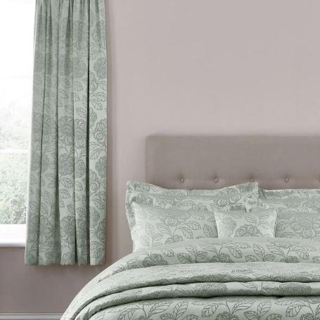 Coco Curtains Duck Egg 66"x72"