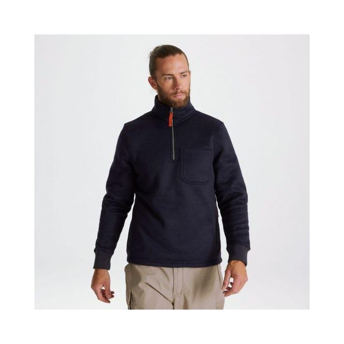 Craghoppers Gairloch Half Zip Fleece - Dark Navy size S