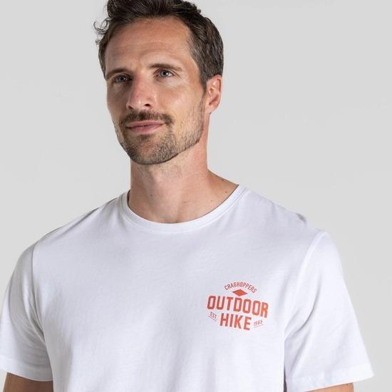 Craghoppers Lucent Short Sleeved T-Shirt - Optic White Hike
