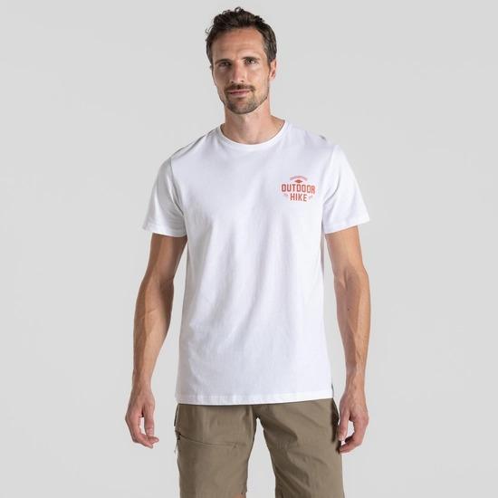 Craghoppers Lucent Short Sleeved T-Shirt - Optic White Hike
