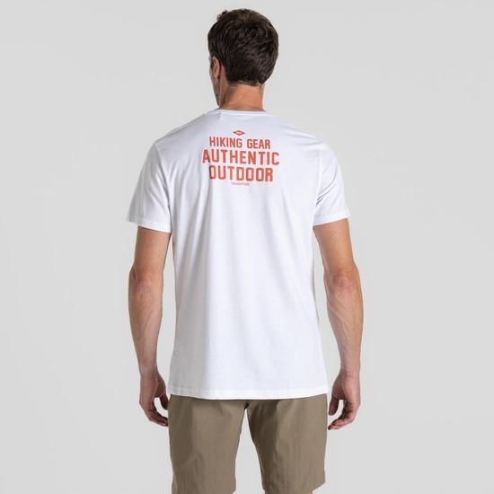 Craghoppers Lucent Short Sleeved T-Shirt - Optic White Hike