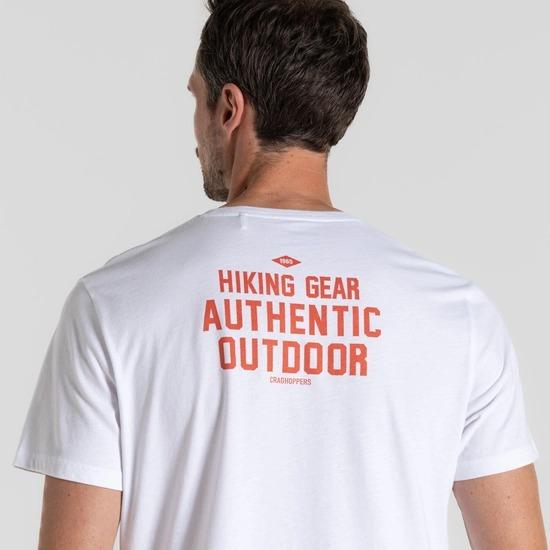 Craghoppers Lucent Short Sleeved T-Shirt - Optic White Hike