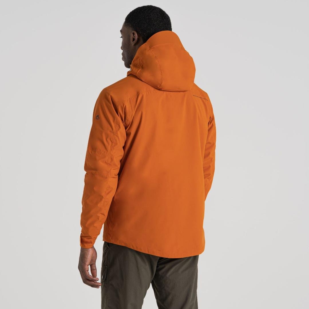 Craghoppers Men's Gryffin Stretch Waterproof Jacket - Canyon Orange