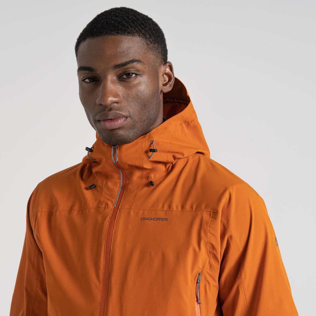 Craghoppers Men's Gryffin Stretch Waterproof Jacket - Canyon Orange