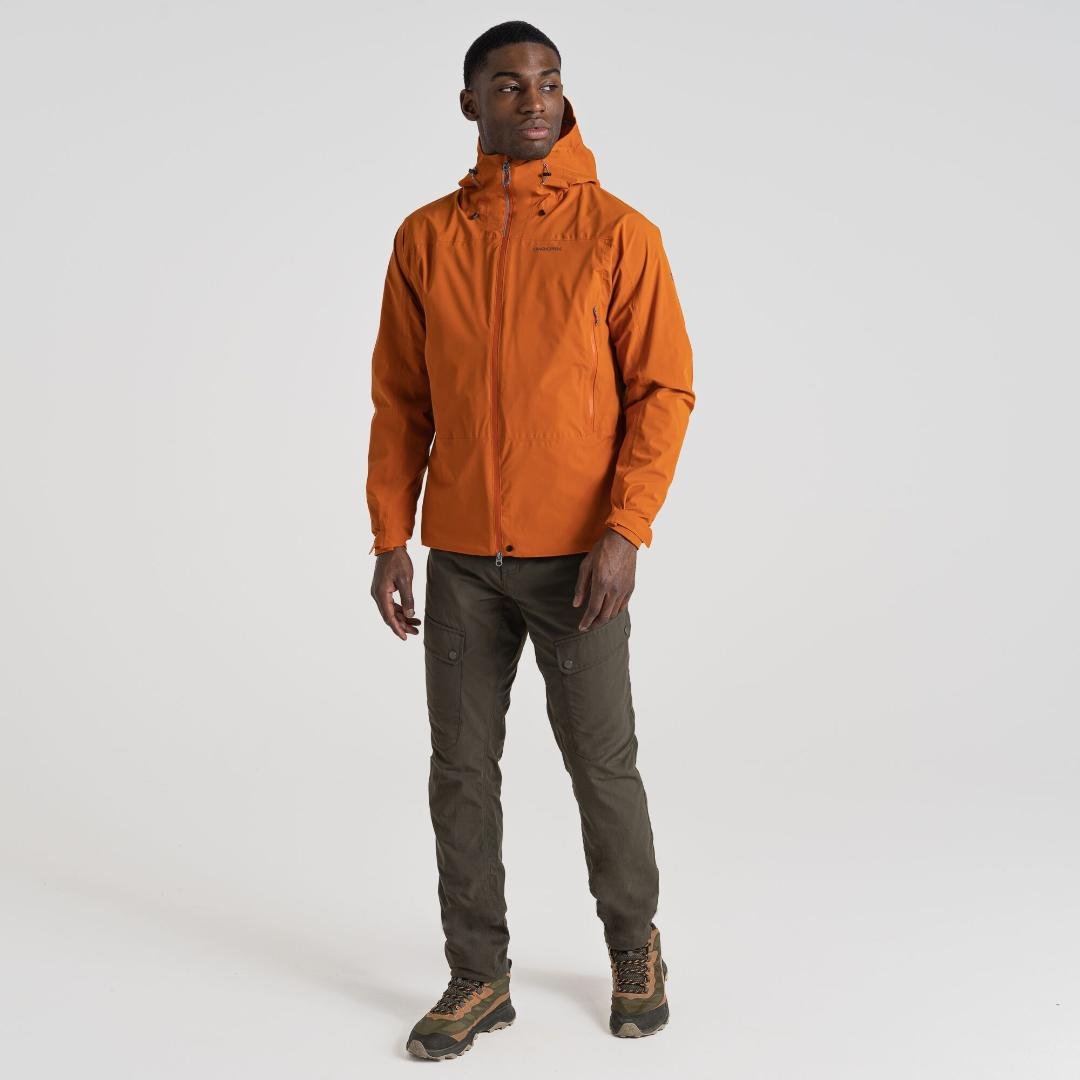 Craghoppers Men's Gryffin Stretch Waterproof Jacket - Canyon Orange