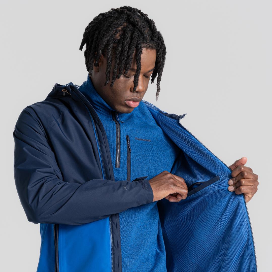Craghoppers Men's Sebastian Jacket - Blue Navy/Bolt Blue