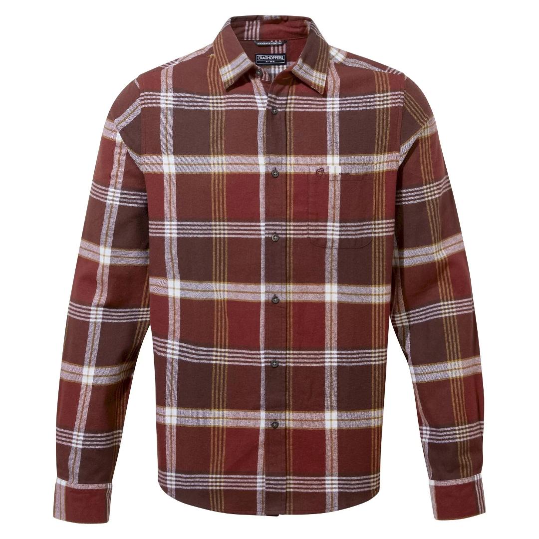 Craghoppers Men's Thornhill Long Sleeved Shirt - Mahogany Check