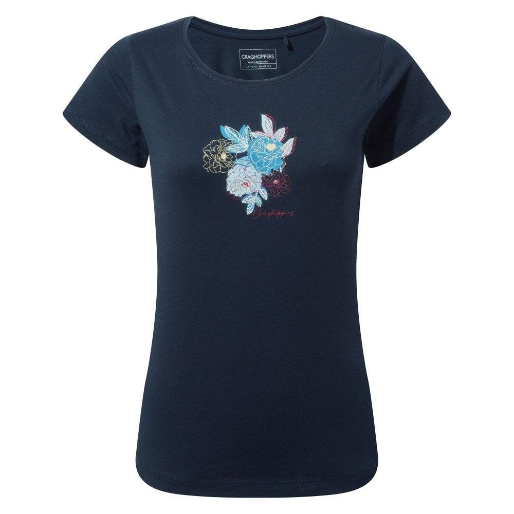 Craghoppers Miri Short Sleeved T-Shirt - Blue Navy Floral