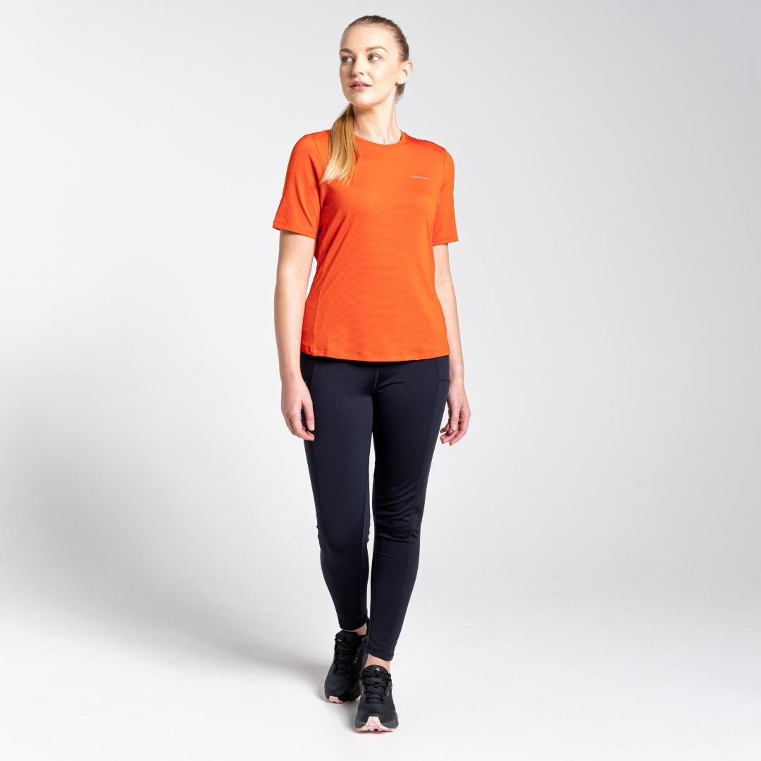 Craghoppers Women's Aliso Short Sleeved T-Shirt - Blood Orange