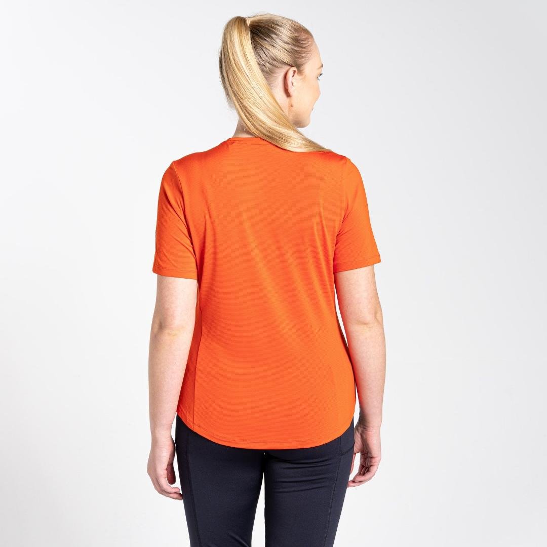 Craghoppers Women's Aliso Short Sleeved T-Shirt - Blood Orange