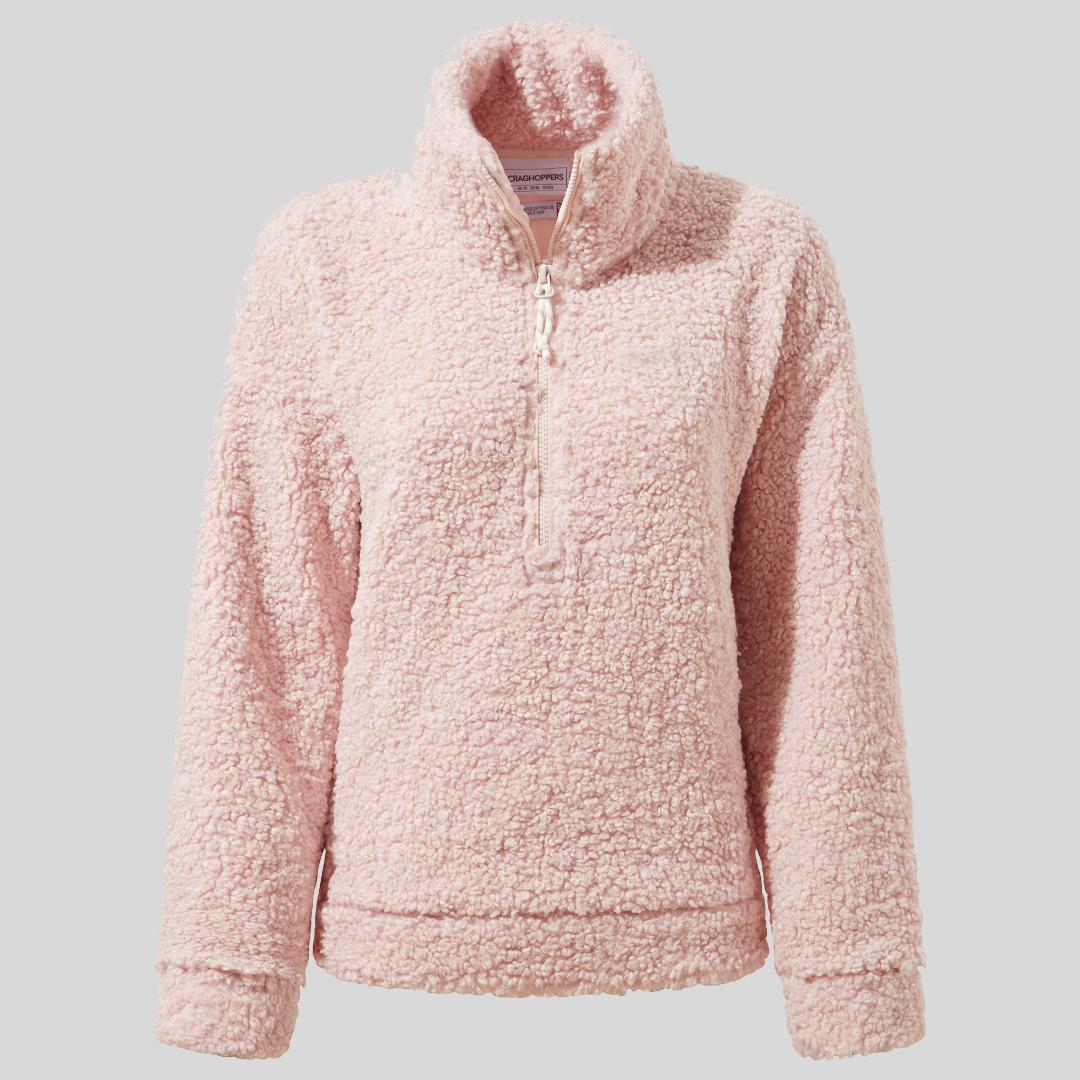 Craghoppers Women's Ciara Half Zip Fleece - Pink Dusk