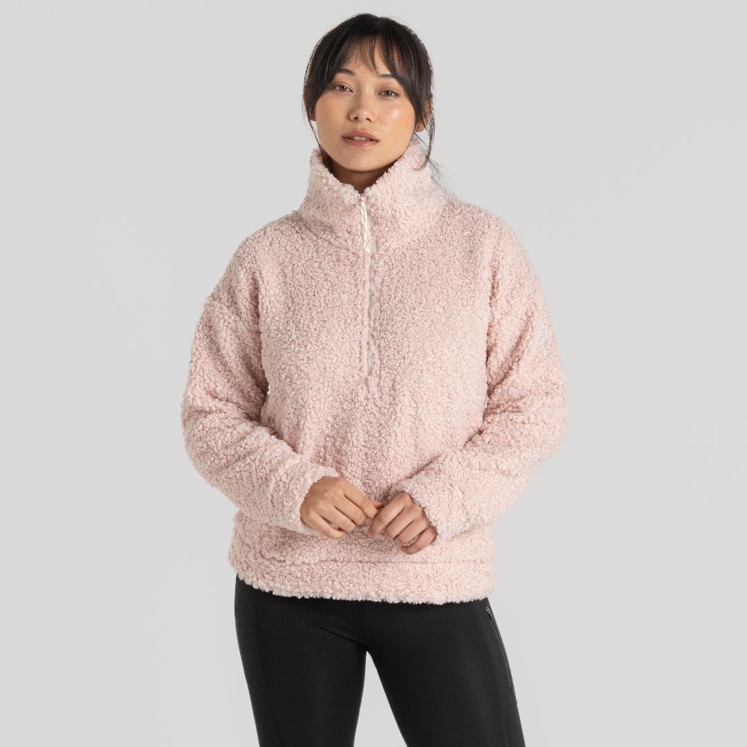 Craghoppers Women's Ciara Half Zip Fleece - Pink Dusk