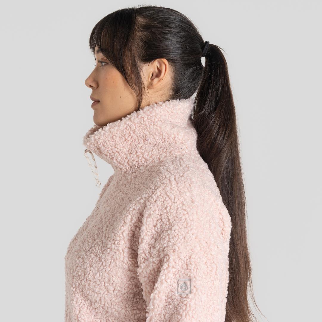 Craghoppers Women's Ciara Half Zip Fleece - Pink Dusk