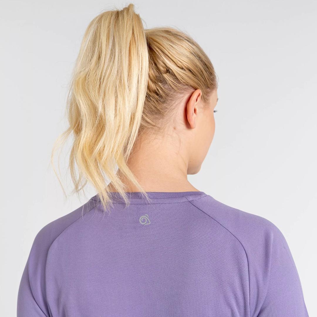 Craghoppers Women's Dynamic Pro Short Sleeve T-Shirt - Purple Haze