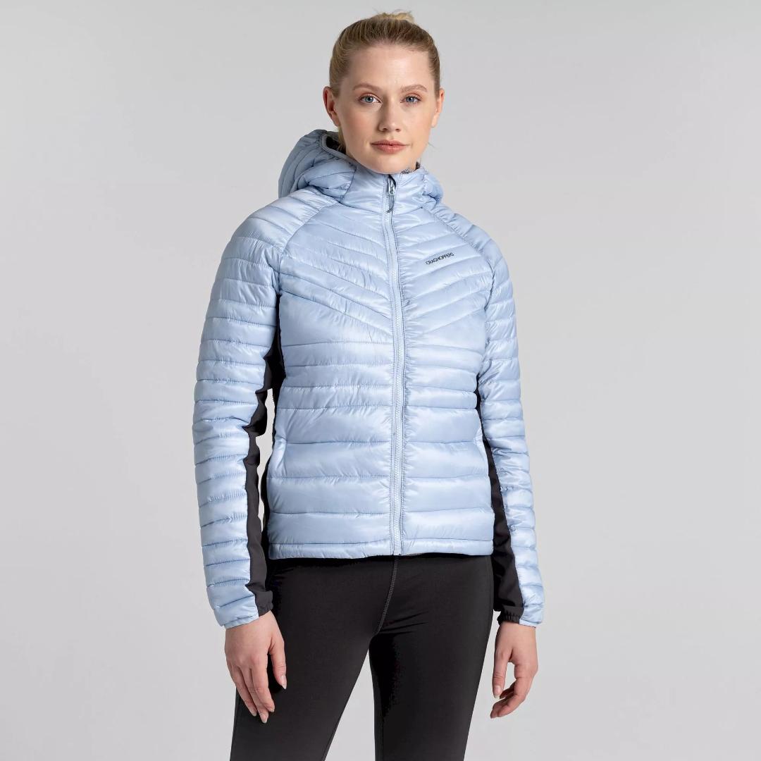 Craghoppers Women's ExpoLite Insulated Hooded Jacket - Autumn Mist