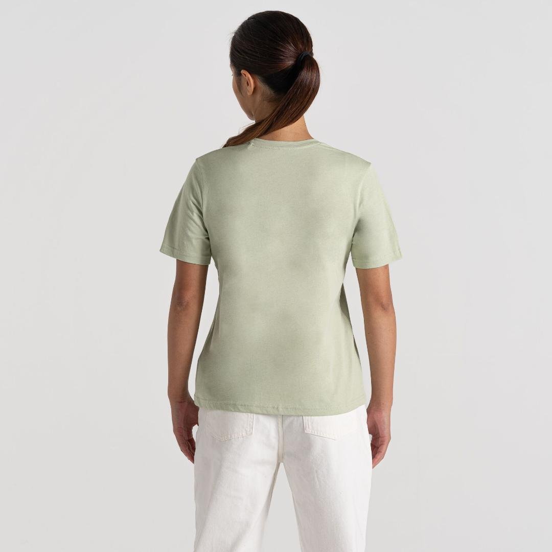 Craghoppers Women's Malibo Short Sleeved T-Shirt - Bud Green Bloom
