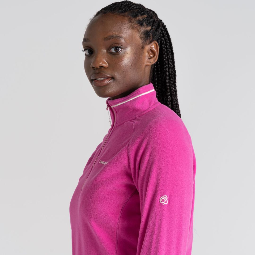 Craghoppers Women's Miska Half Zip Fleece - Fuchsia