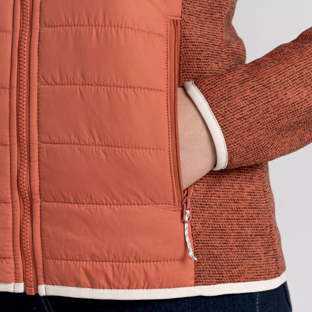 Craghoppers Women's Regina Hybrid Jacket - Warm Russet