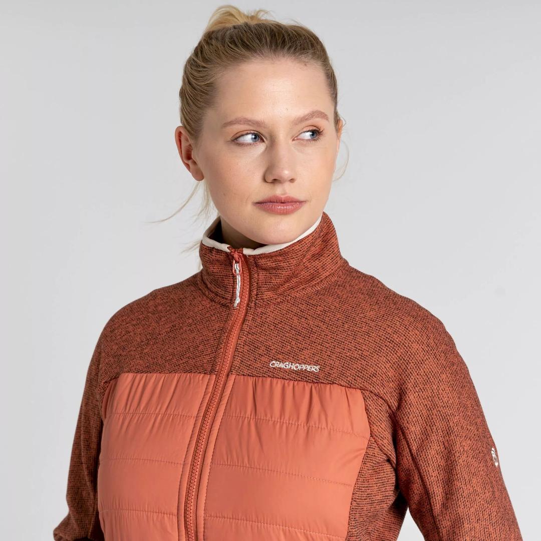 Craghoppers Women's Regina Hybrid Jacket - Warm Russet
