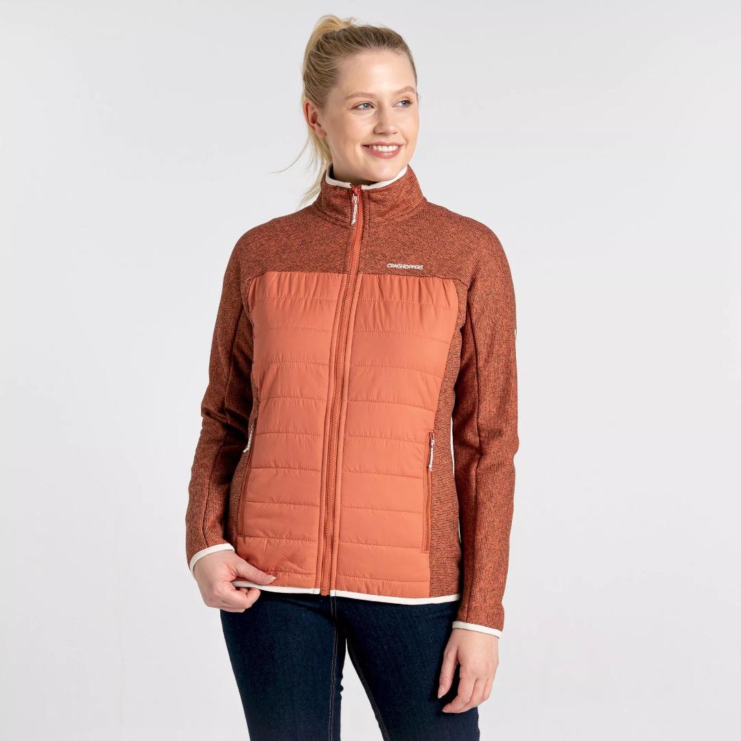 Craghoppers Women's Regina Hybrid Jacket - Warm Russet