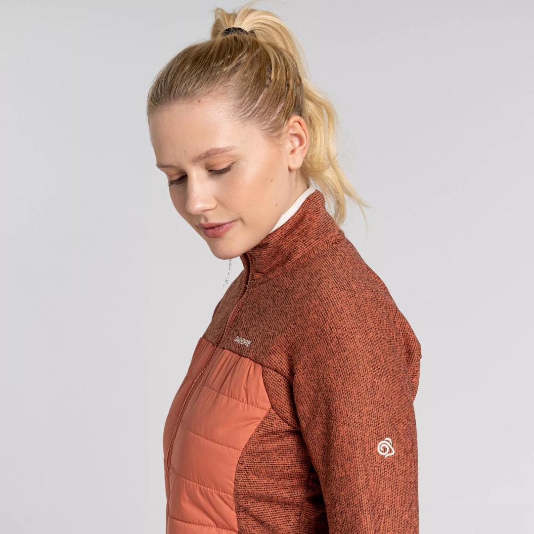 Craghoppers Women's Regina Hybrid Jacket - Warm Russet