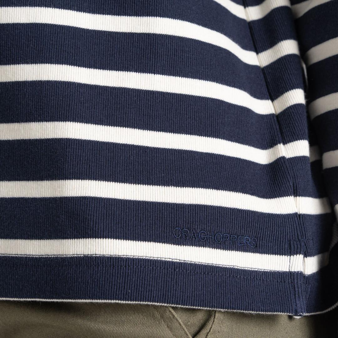Craghoppers Women's Sinead Long Sleeved Top - Blue Navy / Calico Stripe