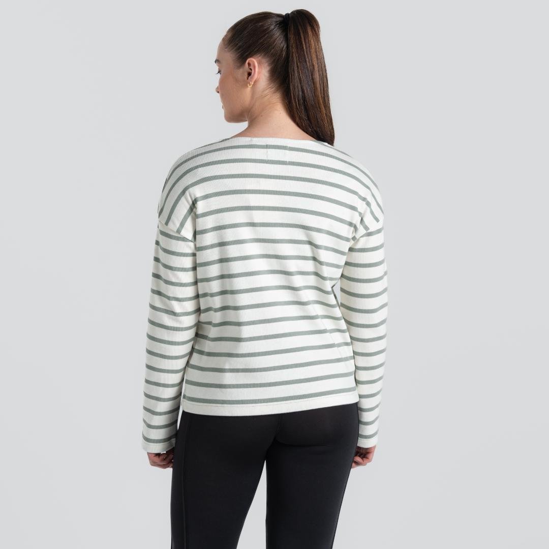 Craghoppers Women's Sinead Long Sleeved Top - Calico / Meadow Haze Stripe