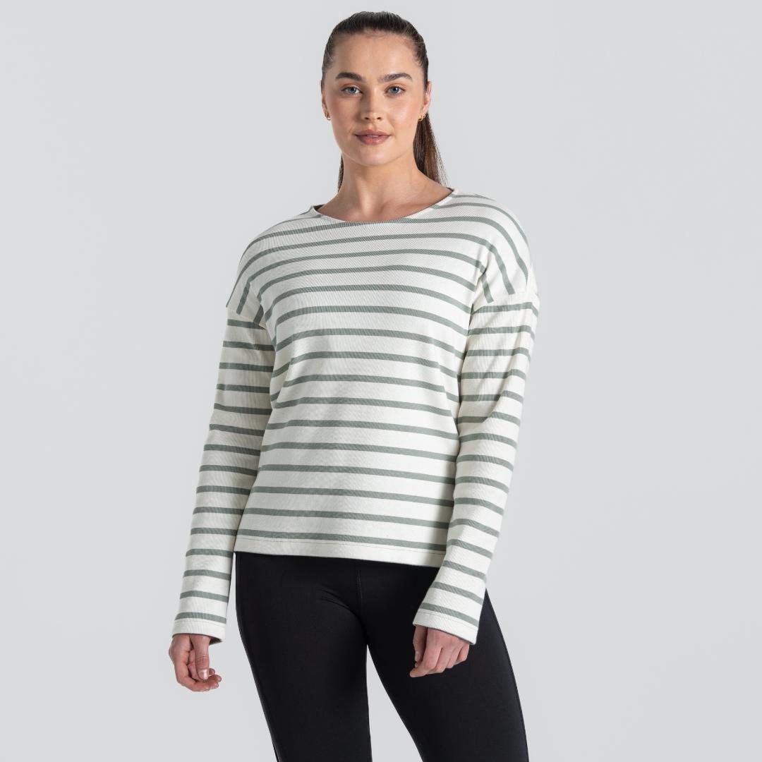 Craghoppers Women's Sinead Long Sleeved Top - Calico / Meadow Haze Stripe
