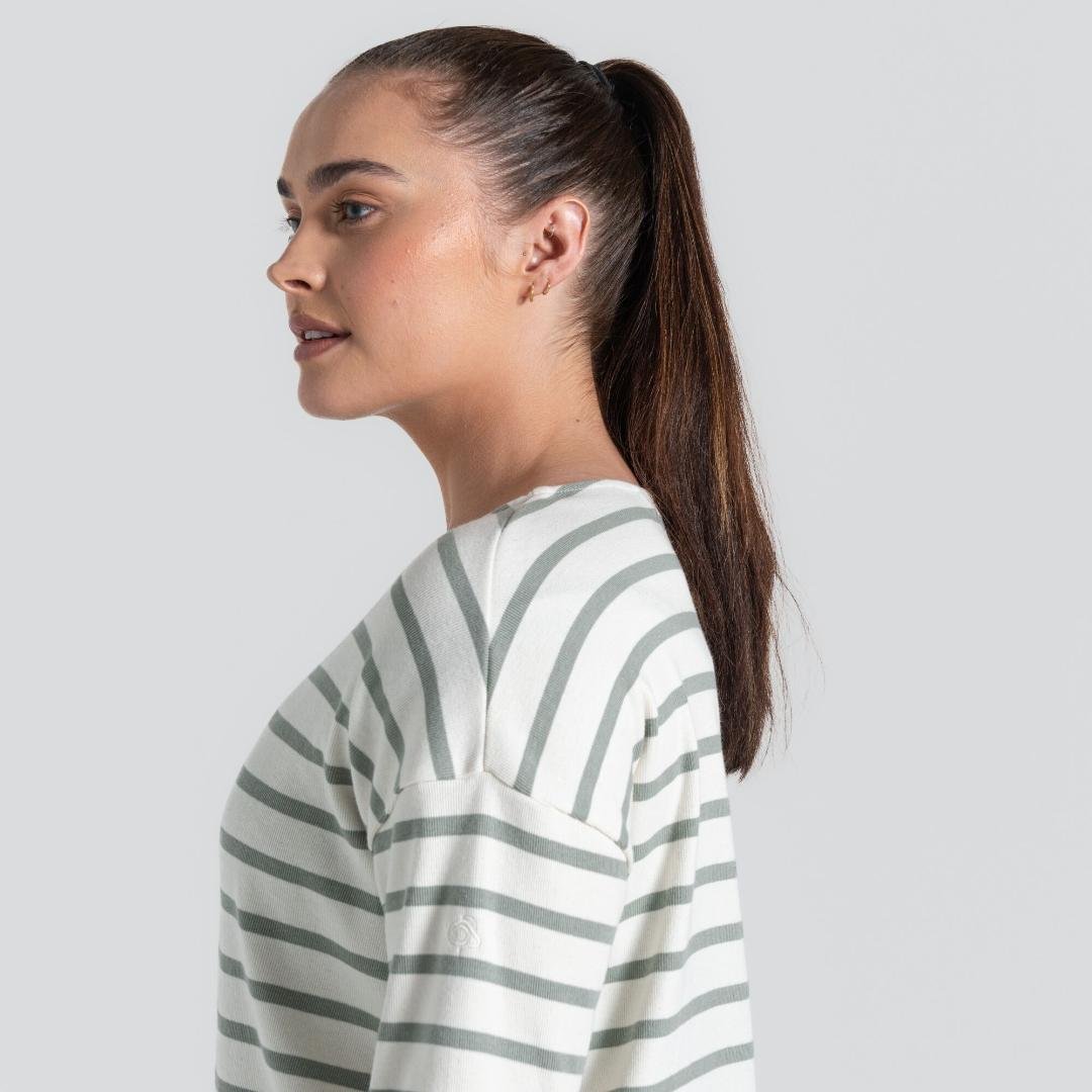 Craghoppers Women's Sinead Long Sleeved Top - Calico / Meadow Haze Stripe