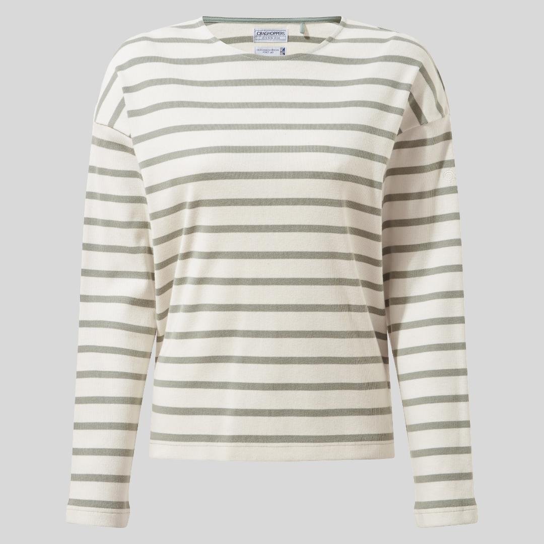 Craghoppers Women's Sinead Long Sleeved Top - Calico / Meadow Haze Stripe