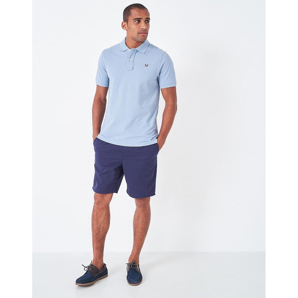 Crew Clothing Classic Pique Polo - Blue