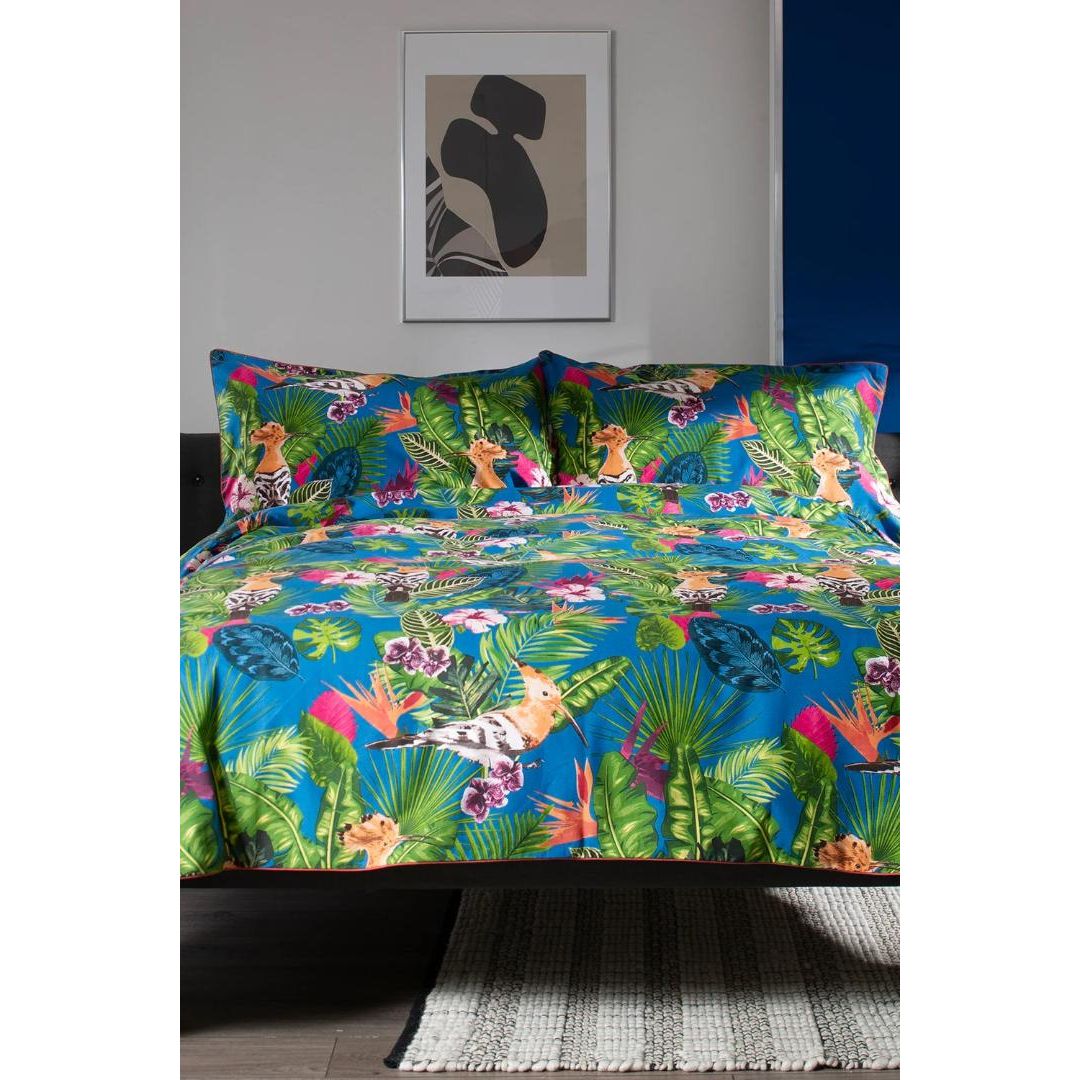 Deyongs Hoopie Bird Printed Cotton Duvet Cover Set
