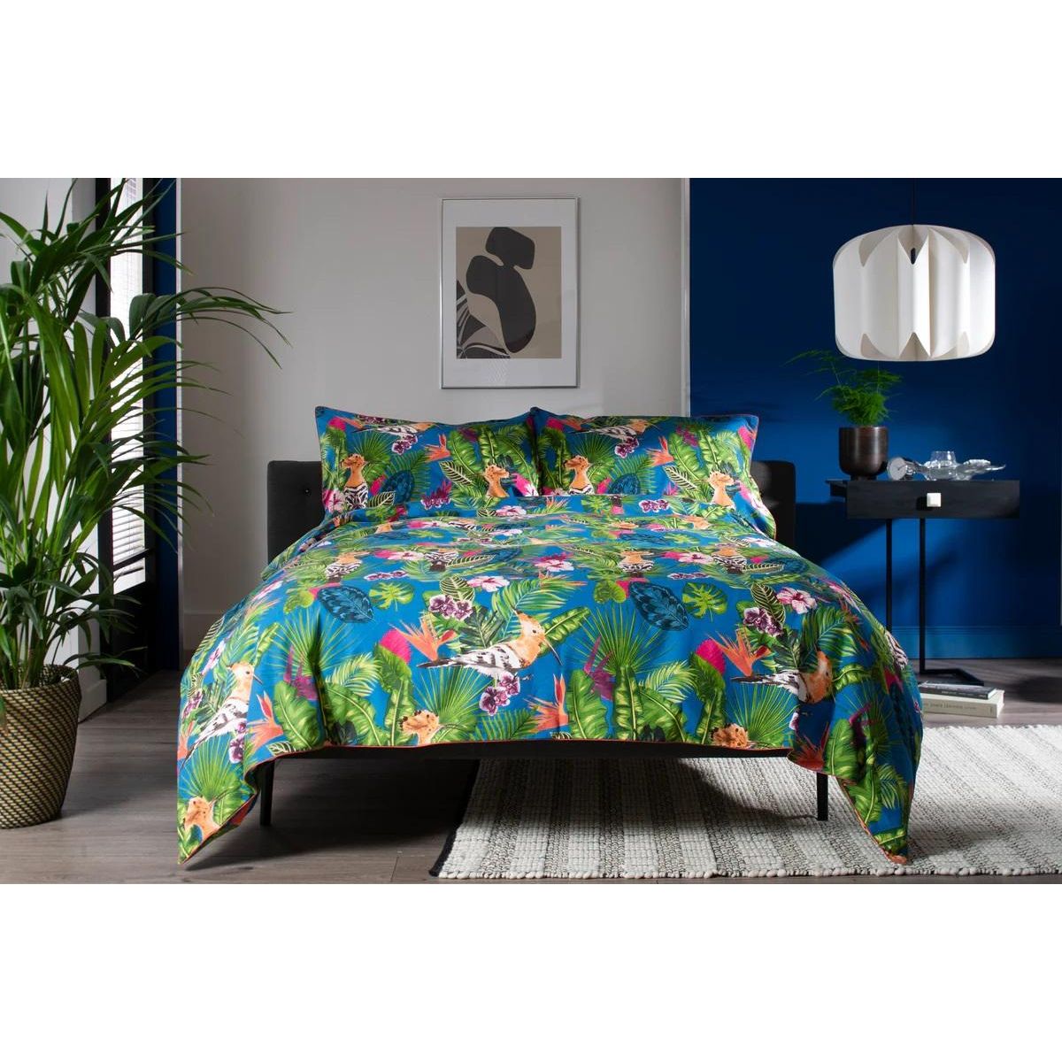 Deyongs Hoopie Bird Printed Cotton Duvet Cover Set